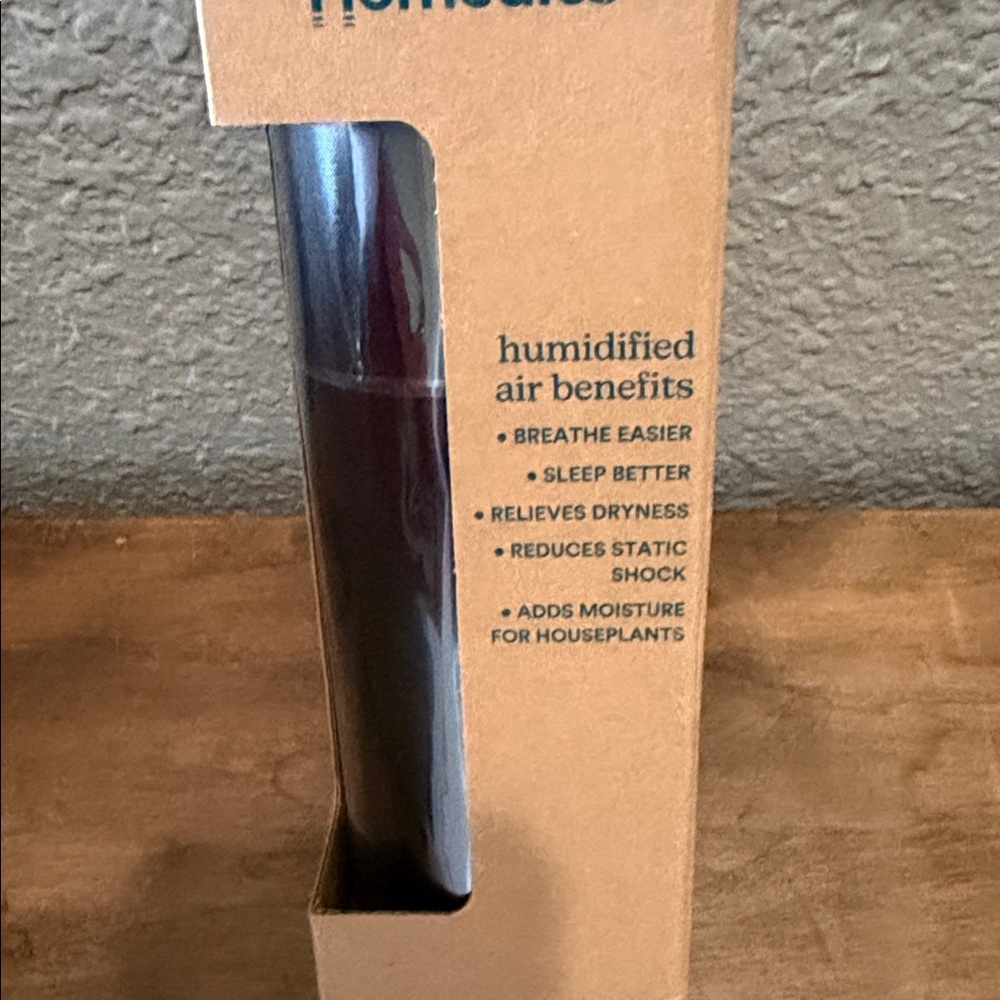Homedics Portable Ultrasonic Humidifier - Black NEW - Picture 4 of 5